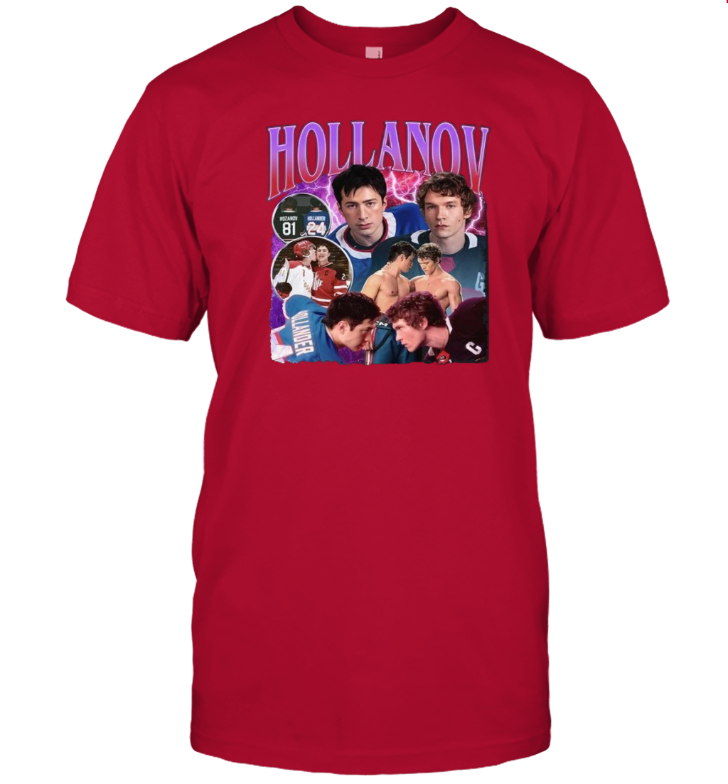 WarningPrint Hollanov Team T-Shirt Red Apparel