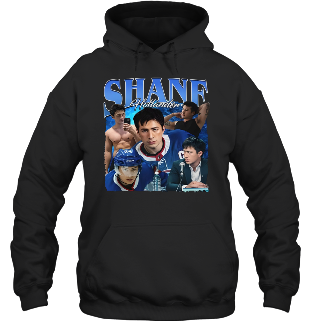 WarningPrint Shane Hollander Hoodie Black Apparel