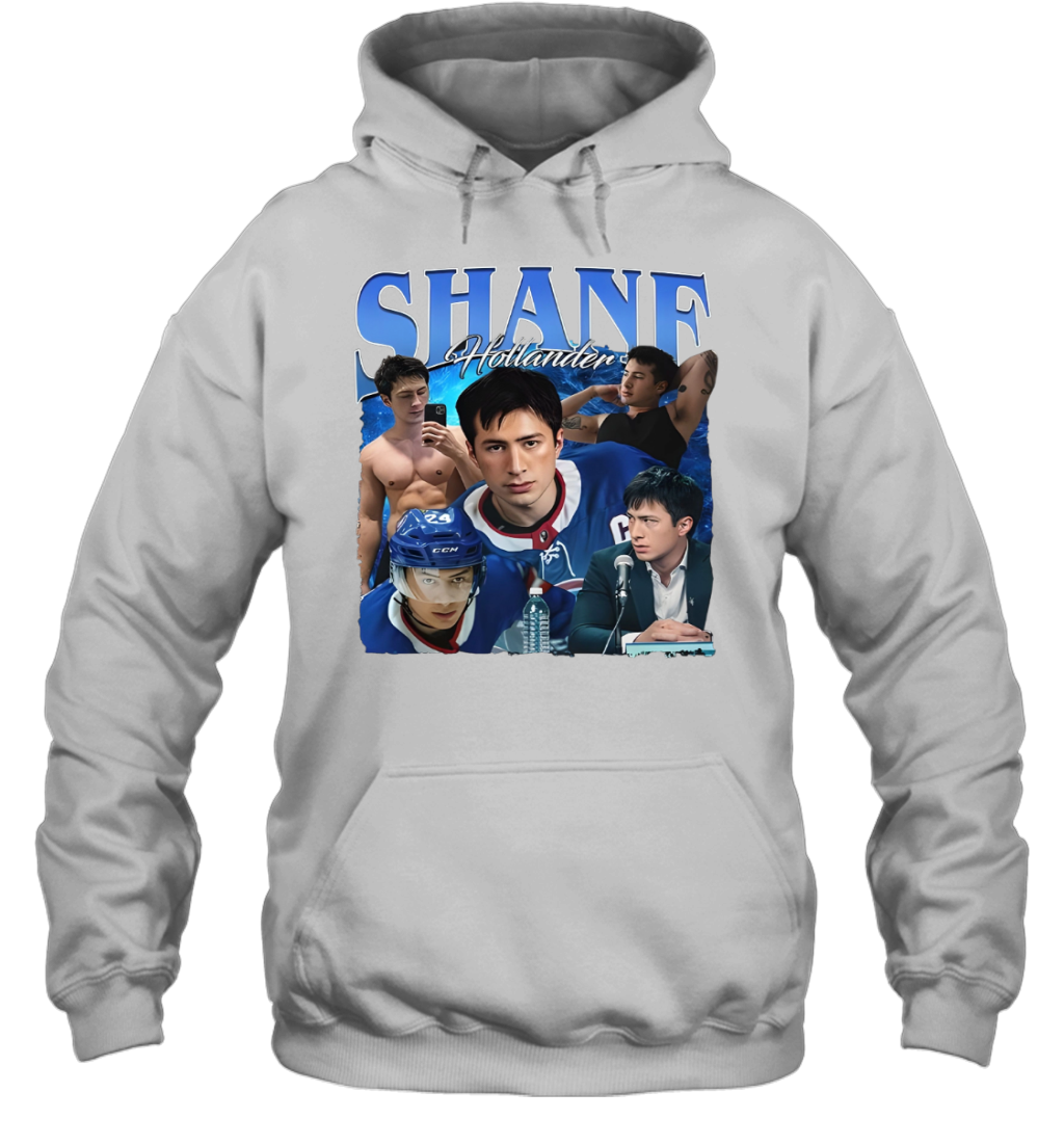 WarningPrint Shane Hollander Hoodie White Apparel